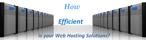 How efficient is your webhosting solutions?